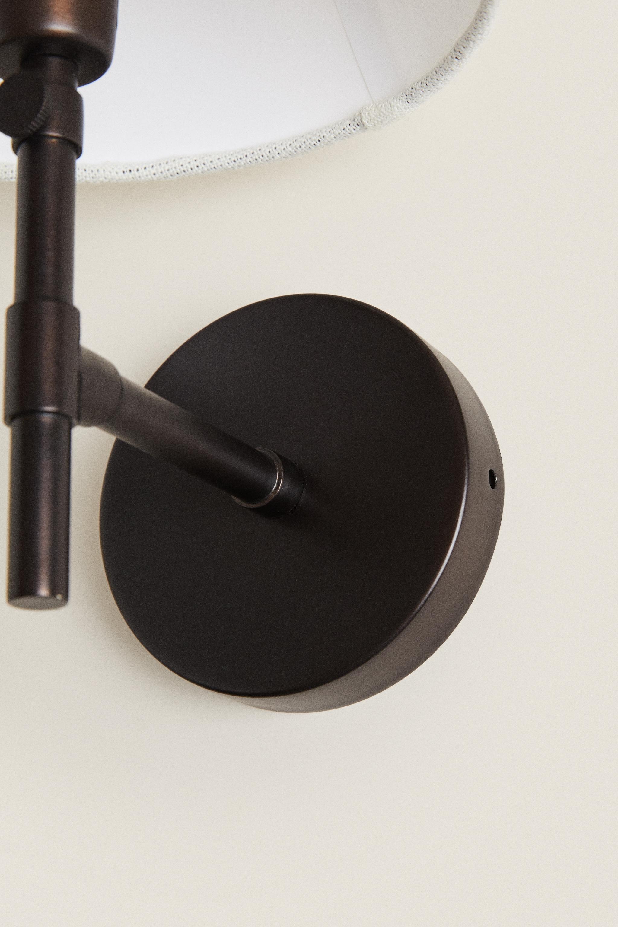 LAMP | LINEN LAMPSHADE WALL SCONCE